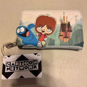 Cartoon Network Wallet with Blue and Red Characters